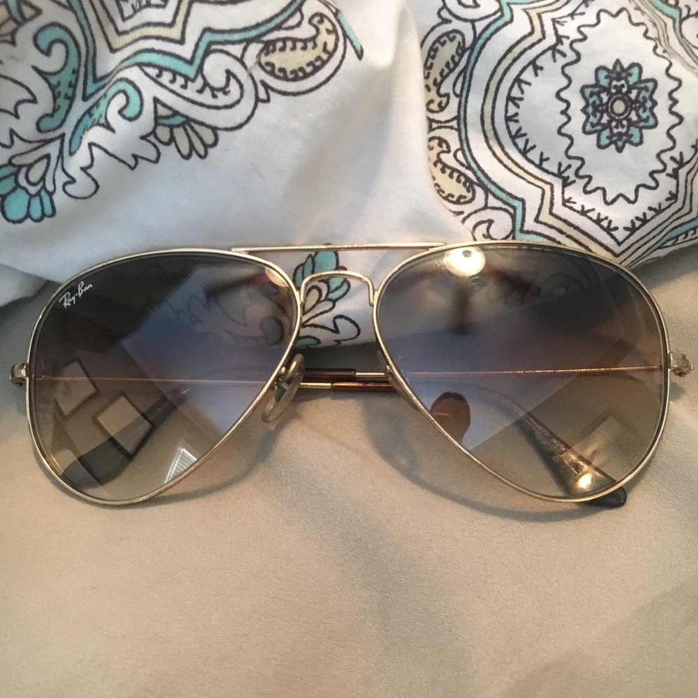 Ray ban large metal aviators